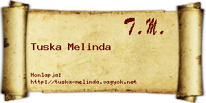 Tuska Melinda névjegykártya