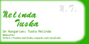 melinda tuska business card